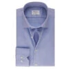 Light Blue Solid Twill Fitted Body Shirt - Stenströms