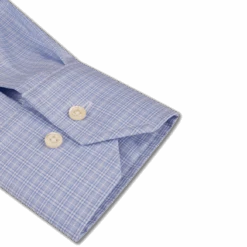 Blue Check Twill Fitted Body Shirt - Stenströms -ETON Store 6027511723113 5 4e89b84e 26c2 445c a3f1 9301ae0a64ef