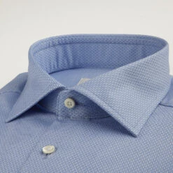 Light Blue Twill Fitted Body Shirt - Stenströms 6 Light Blue Twill Fitted Body Shirt - Stenströms -ETON Store 6027518517120 3