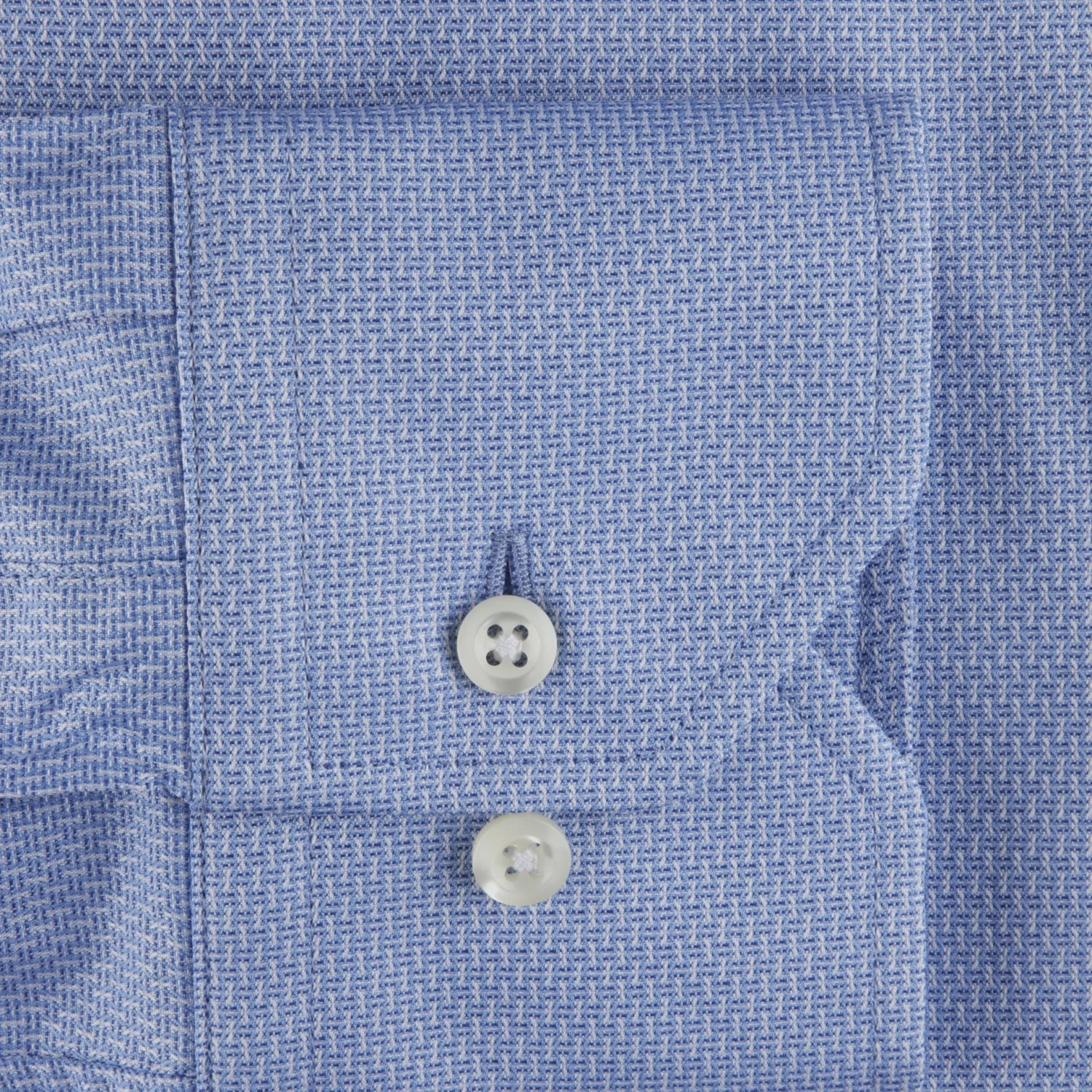 Light Blue Twill Fitted Body Shirt - Stenströms 5 Light Blue Twill Fitted Body Shirt - Stenströms - Image 3