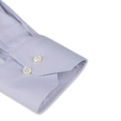 Light Gray Textured Twill Fitted Body Shirt - Stenströms 7 Light Gray Textured Twill Fitted Body Shirt - Stenströms -ETON Store 6027518845300 5