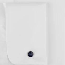 White Cotton Twill Fitted Body Shirt With French Cuffs - Stenströms -ETON Store 6037711467000 5