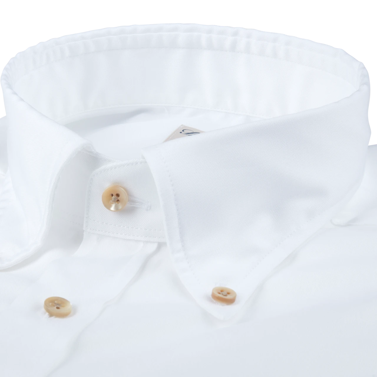 Casual White Fitted Body Oxford Shirt - Stenströms 4 Casual White Fitted Body Oxford Shirt - Stenströms - Image 2