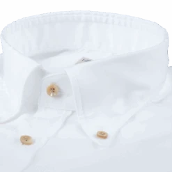 Casual White Slimline Oxford Shirt - Stenströms 6 Casual White Slimline Oxford Shirt - Stenströms -ETON Store 6122615600000 3