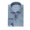 Blue Flannel Solid Slimline Shirt - Stenströms 2 Blue Flannel Solid Slimline Shirt - Stenströms -ETON Store 6127118435110 1 1