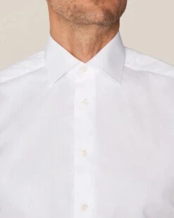 White Signature Twill Slim Fit Dress Shirt - ETON 16 White Signature Twill Slim Fit Dress Shirt - ETON -ETON Store 6218 6c7c287e14 full
