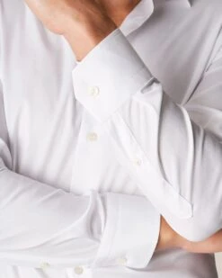 White Signature Twill Slim Fit Dress Shirt - ETON 22 White Signature Twill Slim Fit Dress Shirt - ETON -ETON Store 6218 c6b777ad83 full