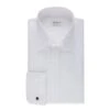 White Fitted Body Textured Tuxedo Shirt - Stenströms