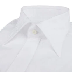 White Slimline Body Textured Tuxedo Shirt - Stenströms -ETON Store 6262018675001 3 1