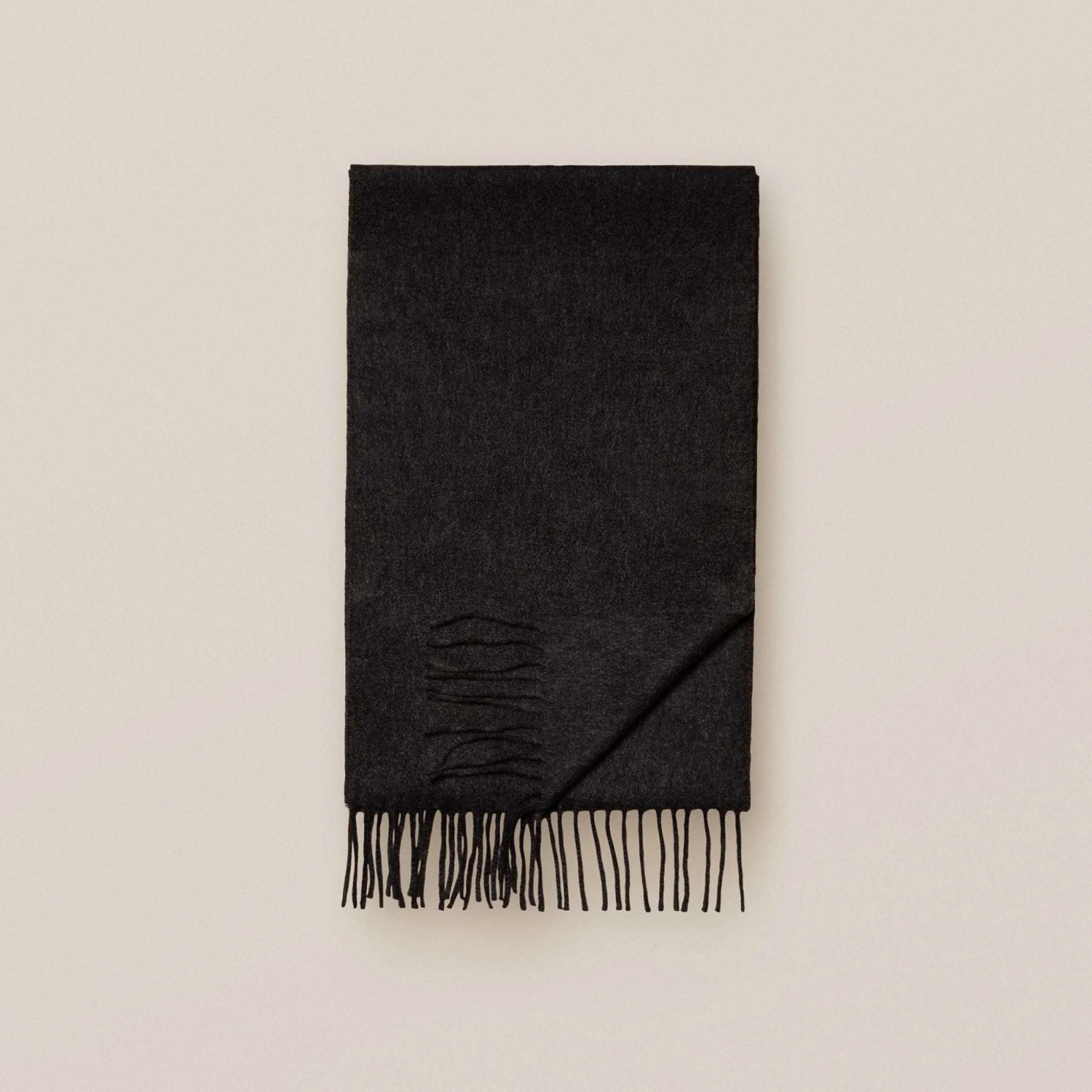 Black Solid Ultra-Soft Cashmere Scarf - ETON 3 Black Solid Ultra-Soft Cashmere Scarf - ETON