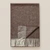 ETON Brown Herringbone Pattern Merino Wool Scarf 1 ETON Brown Herringbone Pattern Merino Wool Scarf -ETON Store 6291 333f7a218a original