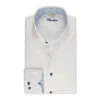 Stenströms White Contrast Trim Cotton Twill Fitted Body Shirt 2 Stenströms White Contrast Trim Cotton Twill Fitted Body Shirt -ETON Store 6752210581000 1