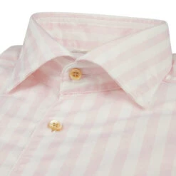 Casual Pink Striped Fitted Body Casual Shirt - Stenströms -ETON Store 6757218766512 3