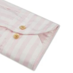 Casual Pink Striped Fitted Body Casual Shirt - Stenströms -ETON Store 6757218766512 5