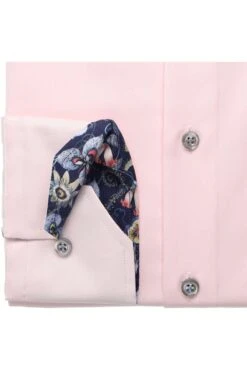 Soft Pink Contrast Twill Fitted Body Shirt - Stenströms 8 Soft Pink Contrast Twill Fitted Body Shirt - Stenströms -ETON Store 684751 0508 540 2 800