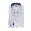 White W/ Navy Contrast Twill Fitted Body Shirt - Stenströms 2 White W/ Navy Contrast Twill Fitted Body Shirt - Stenströms -ETON Store 6847510522000 1