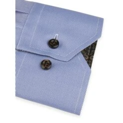 Blue W/ Contrast Textured Twill Fitted Body Shirt - Stenströms 7 Blue W/ Contrast Textured Twill Fitted Body Shirt - Stenströms -ETON Store 6847510536110 5 0e95e99c 091a 42e5 8dbb 4657d6278b14