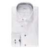 White W/ Blue & Brown Contrast Twill Fitted Body Shirt - Stenströms 2 White W/ Blue & Brown Contrast Twill Fitted Body Shirt - Stenströms -ETON Store 6847517831000 1 1