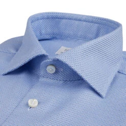 Light Blue Patterned Slimline Super Cotton - Stenströms -ETON Store 7027518604120 3