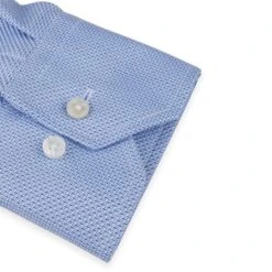 Light Blue Patterned Slimline Super Cotton - Stenströms -ETON Store 7027518604120 5