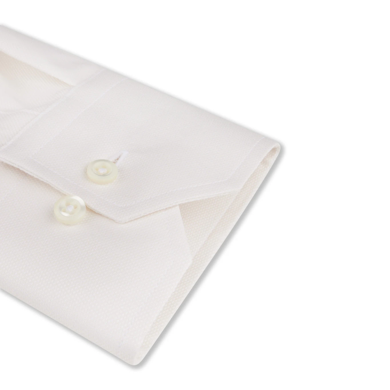 Offwhite Oxford Slimline Shirt - Stenströms 5 Offwhite Oxford Slimline Shirt - Stenströms - Image 3