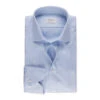 Stenströms Light Blue Patterned Cotton Twill Slimline Shirt 2 Stenströms Light Blue Patterned Cotton Twill Slimline Shirt -ETON Store 7027918800111 1