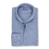 Blue Linen Slimline Shirt - Stenströms 1 Blue Linen Slimline Shirt - Stenströms -ETON Store 7742217970120 1
