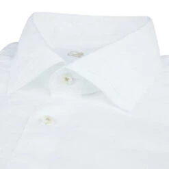 White Linen Fitted Body Casual Shirt - Stenströms -ETON Store 7747217970000 3