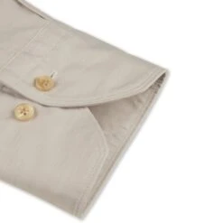 Beige Garment Wash Slimline Casual Shirt - Stenströms -ETON Store 7747218765210 5
