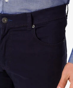 Perma Blue Cooper Fancy Marathon Stretch Cotton Trousers - Brax 18 Perma Blue Cooper Fancy Marathon Stretch Cotton Trousers - Brax -ETON Store 802000 7863220 21 6 6