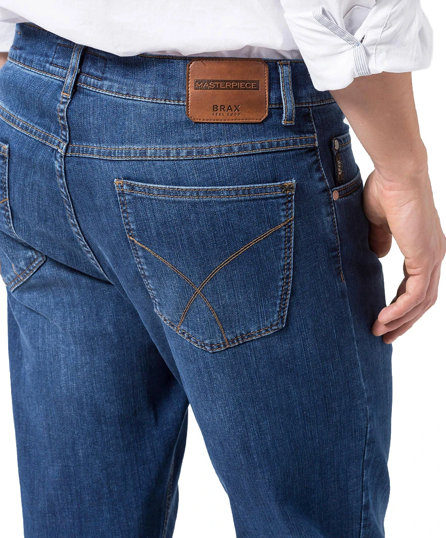 Brax - Regular Used Blue Masterpiece Cooper Jeans 9 Brax - Regular Used Blue Masterpiece Cooper Jeans - Image 7