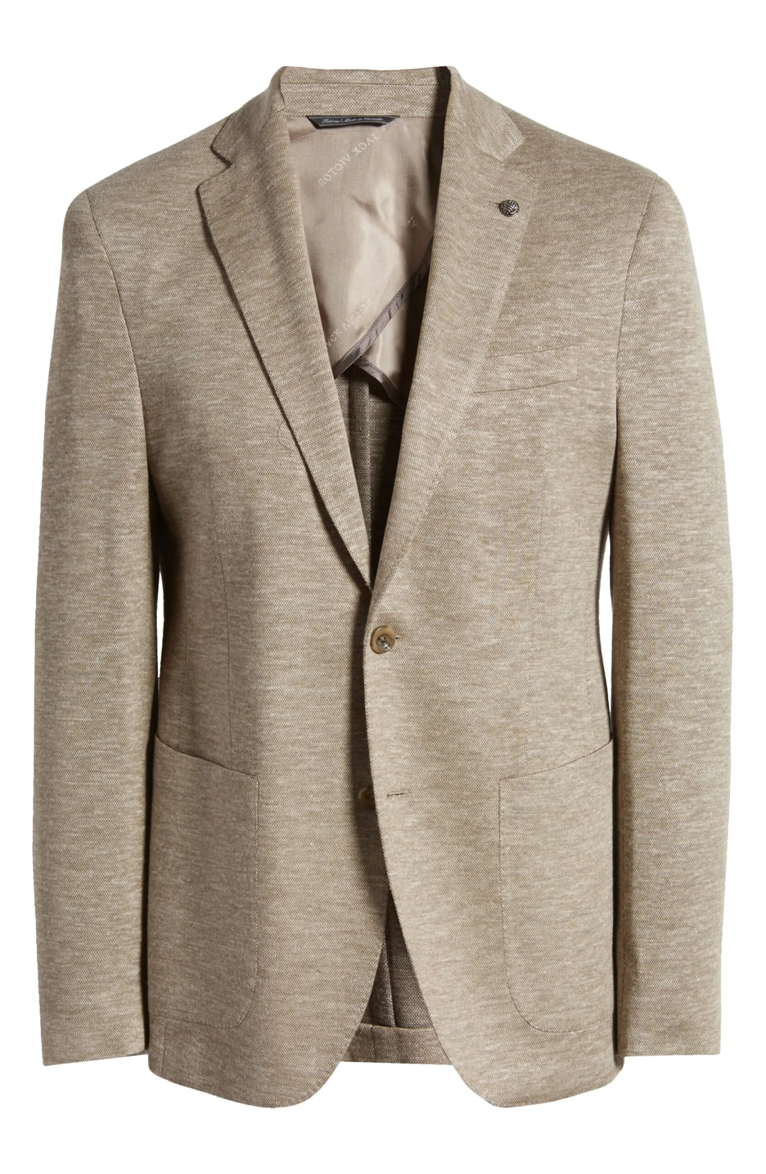 Tan Wool Knit Comfortwear Hartford Contemporary Fit - Jack Victor 4 Tan Wool Knit Comfortwear Hartford Contemporary Fit - Jack Victor - Image 2