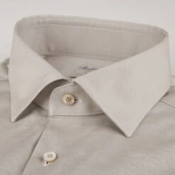 Casual Light Beige Jersey Stretch Shirt - Stenströms -ETON Store 8400008270200 3