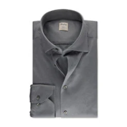 Casual Grey Jersey Shirt - Stenströms
