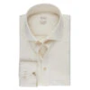 Casual Beige Jersey Stretch Slimline Shirt - Stenströms