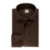 Casual Brown Jersey Shirt - Stenströms 2 Casual Brown Jersey Shirt - Stenströms -ETON Store 8407118637280 1