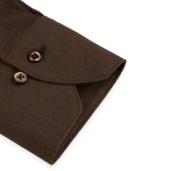 Casual Brown Jersey Shirt - Stenströms -ETON Store 8407118637280 5