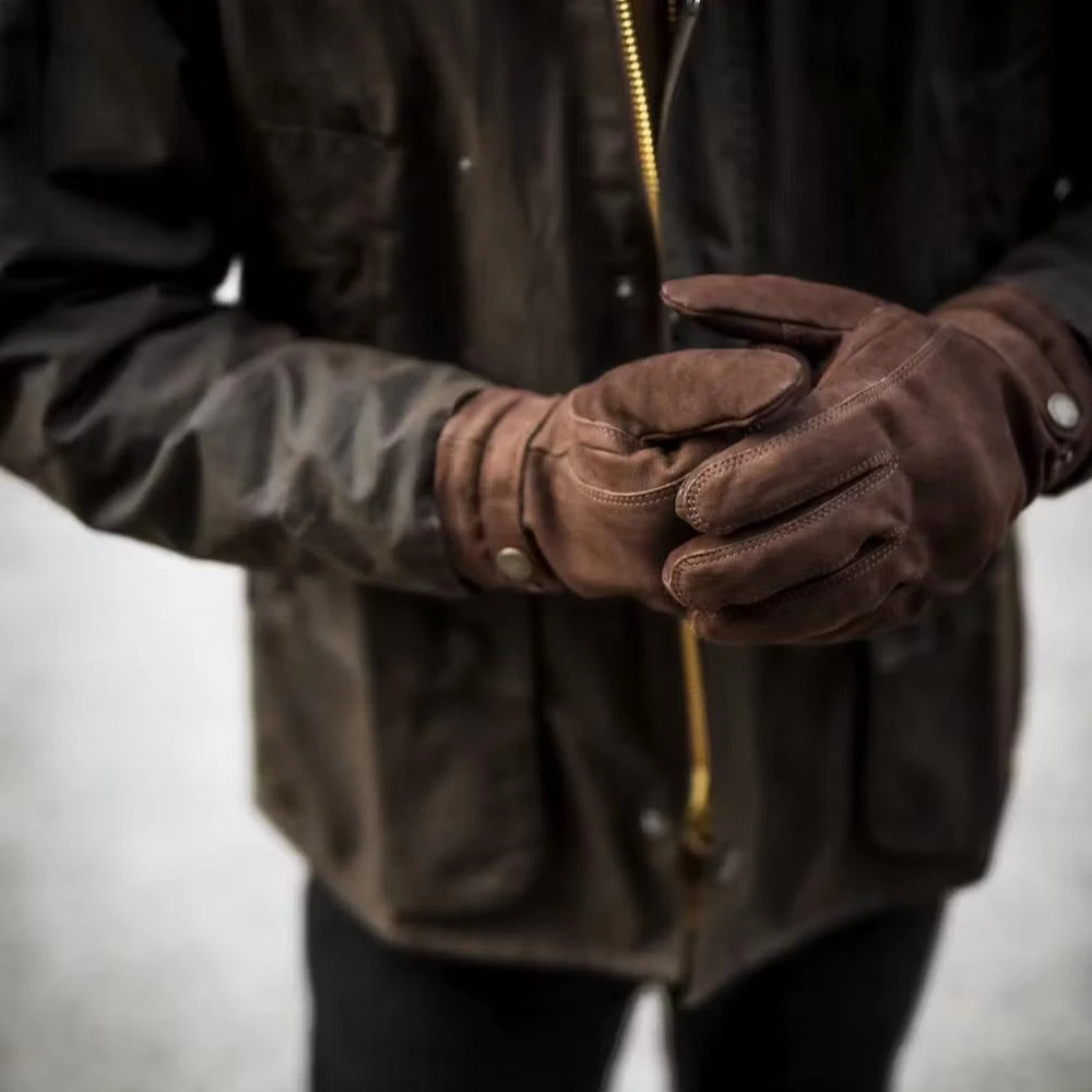 Espresso Bergvik Goat Nubuck Primaloft Gloves - Hestra 7 Espresso Bergvik Goat Nubuck Primaloft Gloves - Hestra - Image 5