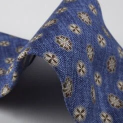 Navy Patterned Silk Tie - Stenströms 14 Navy Patterned Silk Tie - Stenströms -ETON Store 913180002