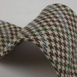 Beige Houndstooth Silk Tie - Stenströms 9 Beige Houndstooth Silk Tie - Stenströms -ETON Store 913309002 4