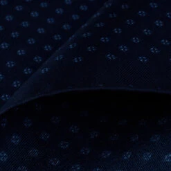 Stenströms Dark Blue Micro Floral Printed Silk Hankie 6 Stenströms Dark Blue Micro Floral Printed Silk Hankie -ETON Store 9231110000181 2