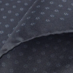 Stenströms Blue/Gray Micro Floral Printed Silk Hankie 6 Stenströms Blue/Gray Micro Floral Printed Silk Hankie -ETON Store 9231110000341 2 2