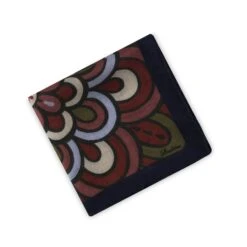 Flower Patterned Wool Silk Hankie - Stenströms