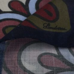 Flower Patterned Wool Silk Hankie - Stenströms -ETON Store 9232950013