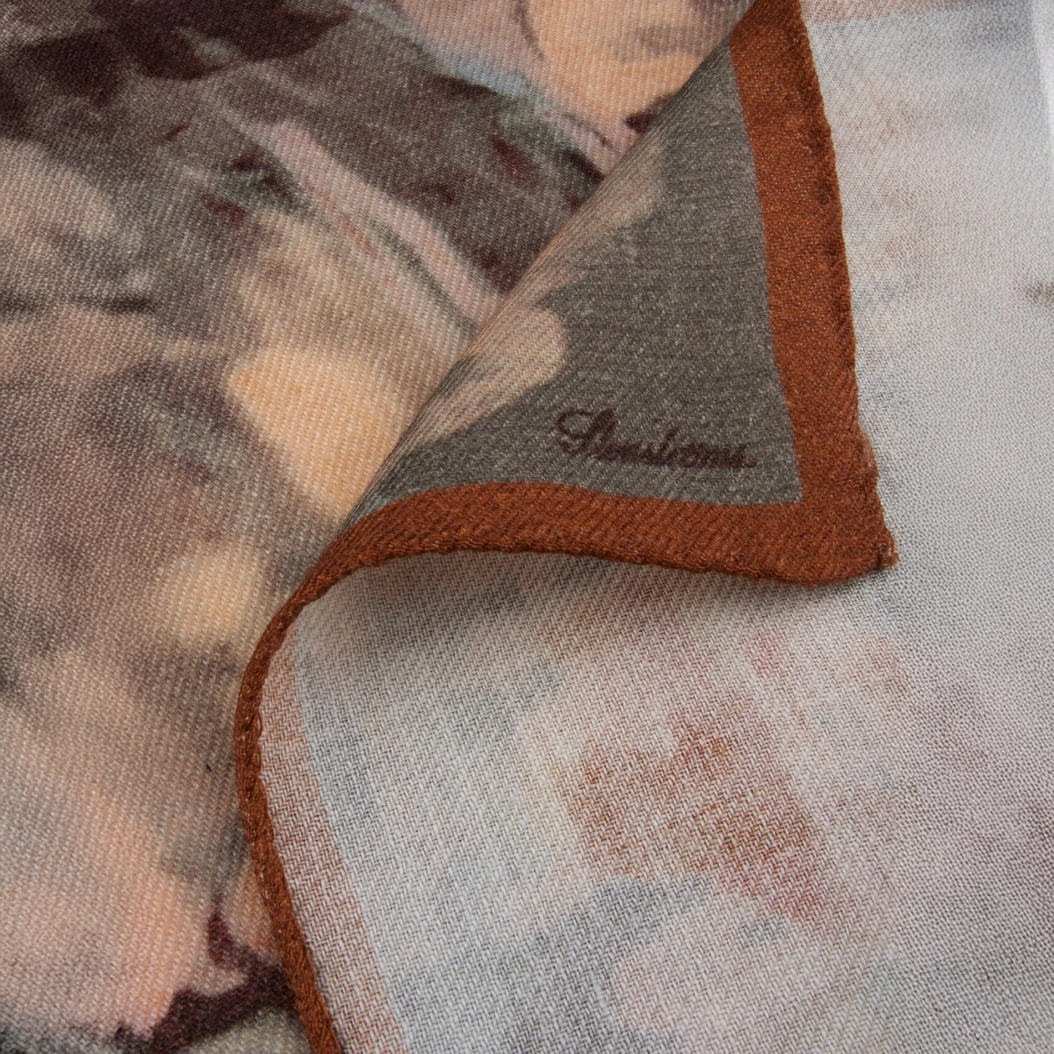 Patterned Wool Hankie - Stenströms 5 Patterned Wool Hankie - Stenströms - Image 3