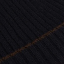 Navy Ribbed Cashmere & Cotton Hat - Stenströms 9 Navy Ribbed Cashmere & Cotton Hat - Stenströms -ETON Store 925010190 3