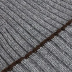 Grey Ribbed Cashmere & Cotton Hat - Stenströms -ETON Store 925010330 3