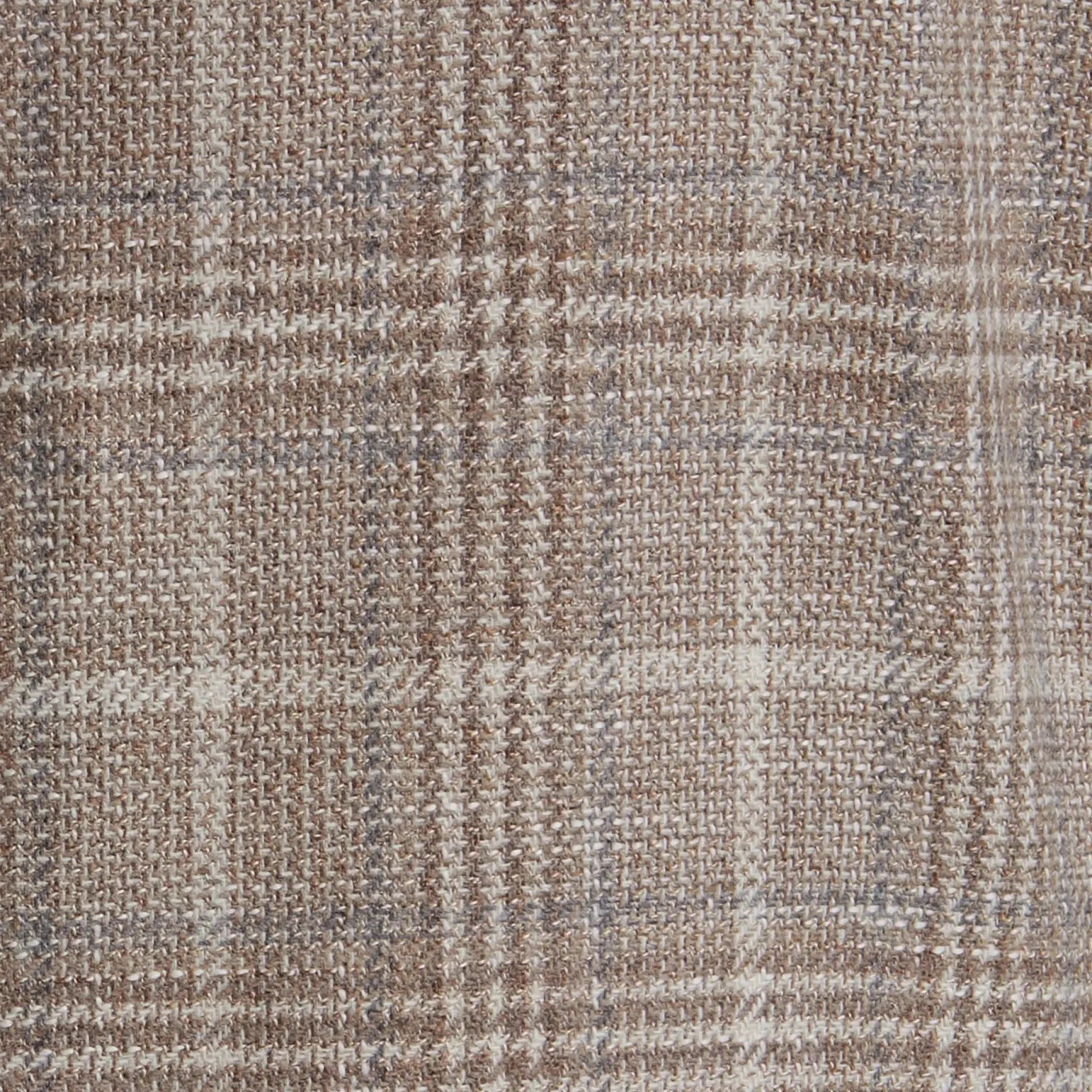 Taupe Prince-of-Wales Cotton-Wool McAllen Contemporary Fit Sport Jacket - Jack Victor 1913 5 Taupe Prince-of-Wales Cotton-Wool McAllen Contemporary Fit Sport Jacket - Jack Victor 1913 - Image 3