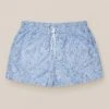 Light Blue Micro Geometric Print Swim Shorts - ETON -ETON Store 9437 5a6e55abab original