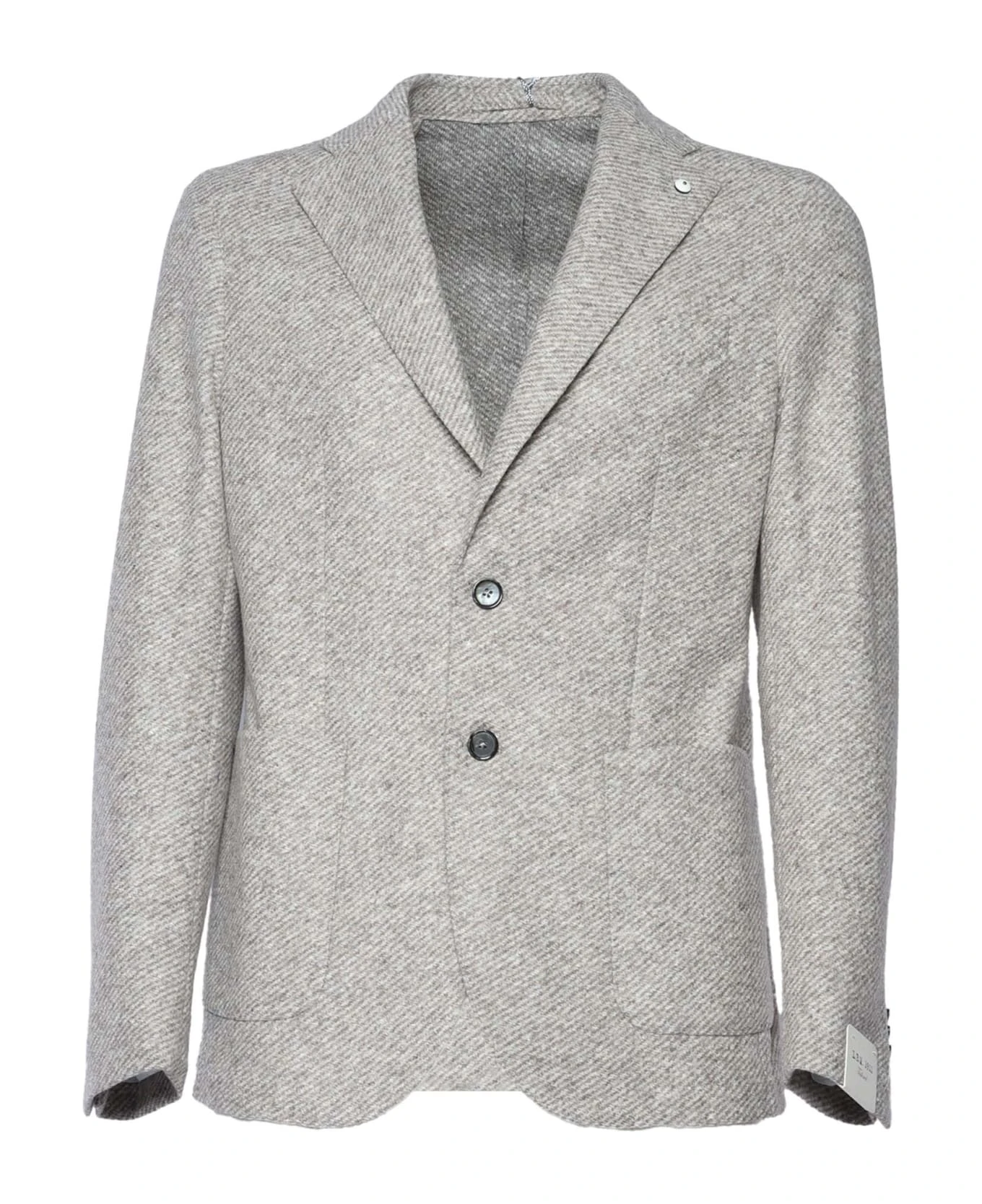 Oatmeal Cotton Contemporary Fit Sport Jacket - LBM 1911 7 Oatmeal Cotton Contemporary Fit Sport Jacket - LBM 1911 - Image 5